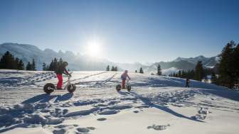 Trotti- und Monsterbikefahrt vom Gamplüt