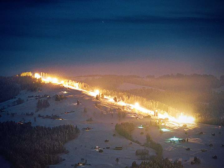 Nachtskifahren Tanzboden