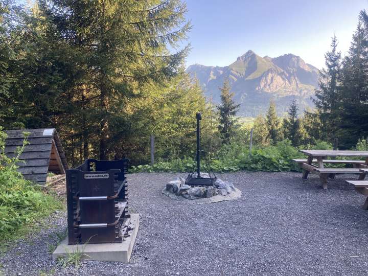 Grillplatz Dunkelboden am Klangweg, Unterwasser